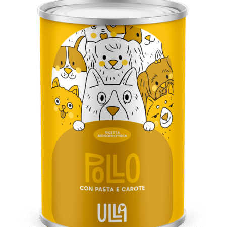 Pollo con pasta e carote 400g
